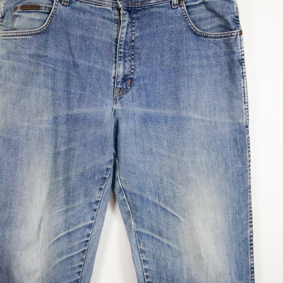 Wrangler Texas Stretch Blue Straight Jeans (38/34) - Picture 4 of 5